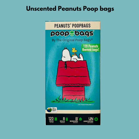 Peanuts Biobased Poop Bags - 120 Peanuts Themed Bags