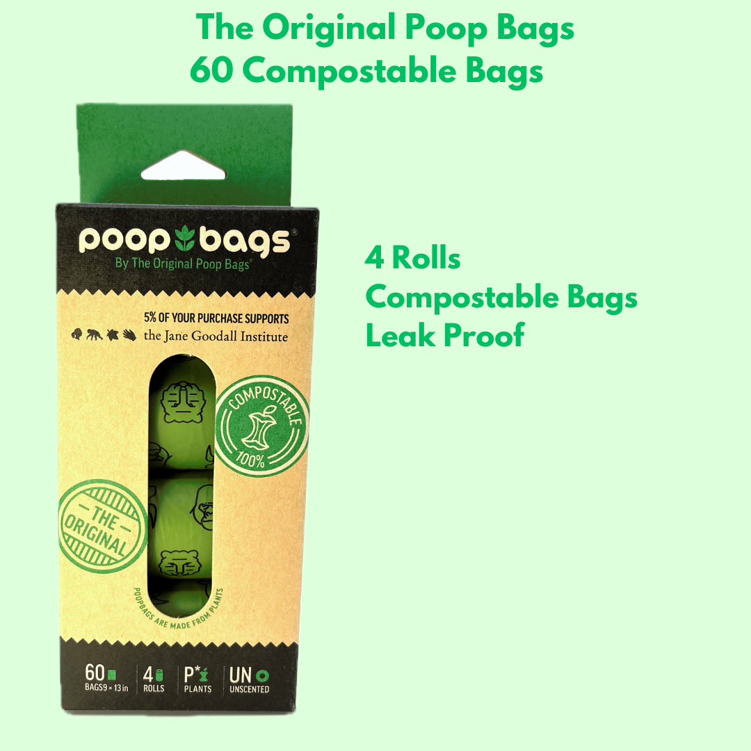 The Original Poop Bags - 60 Compostable Bags