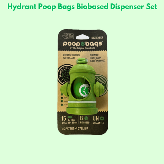 Hydrant Poop Bags Biobased Dispenser